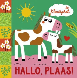 Kleurpret: Hallo, Plaas Badboek