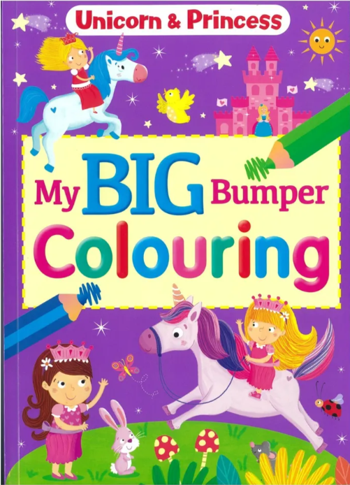 My Big Bumper Colouring (Purple)