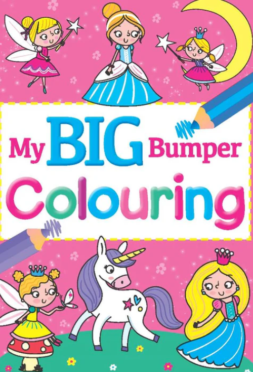 My Big Bumper Colouring (Pink)