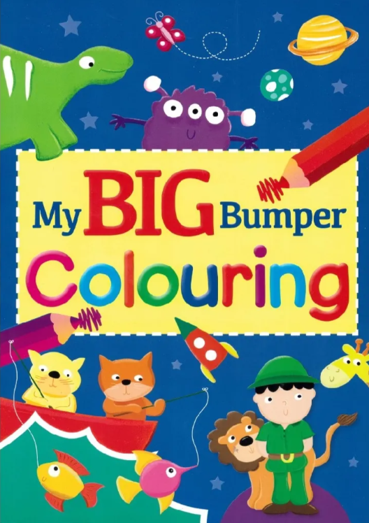 My Big Bumper Colouring (Blue)