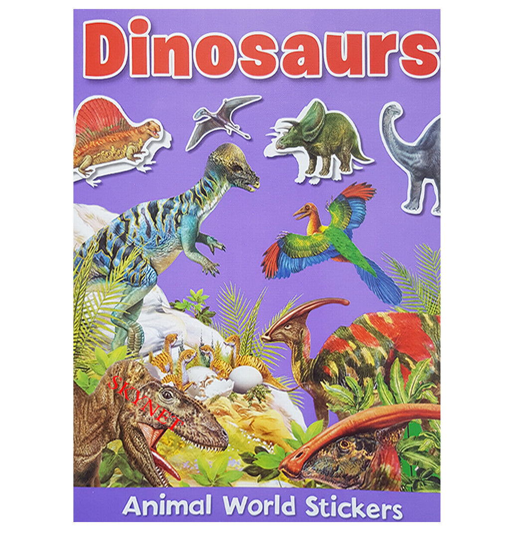 ANIMAL WORLD STICKERS:DINOSAURS