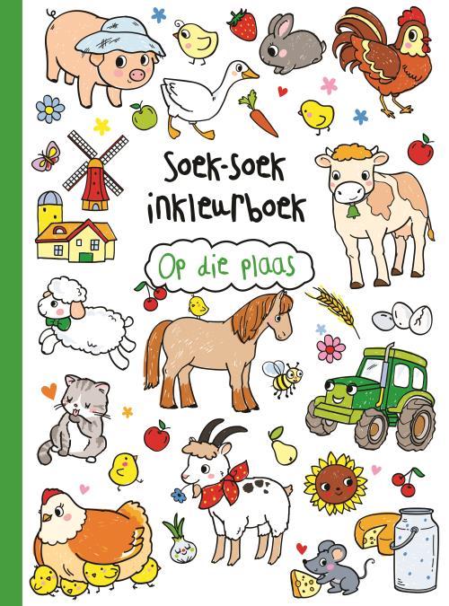 Soek-Soek Inkleurboek: Op die Plaas