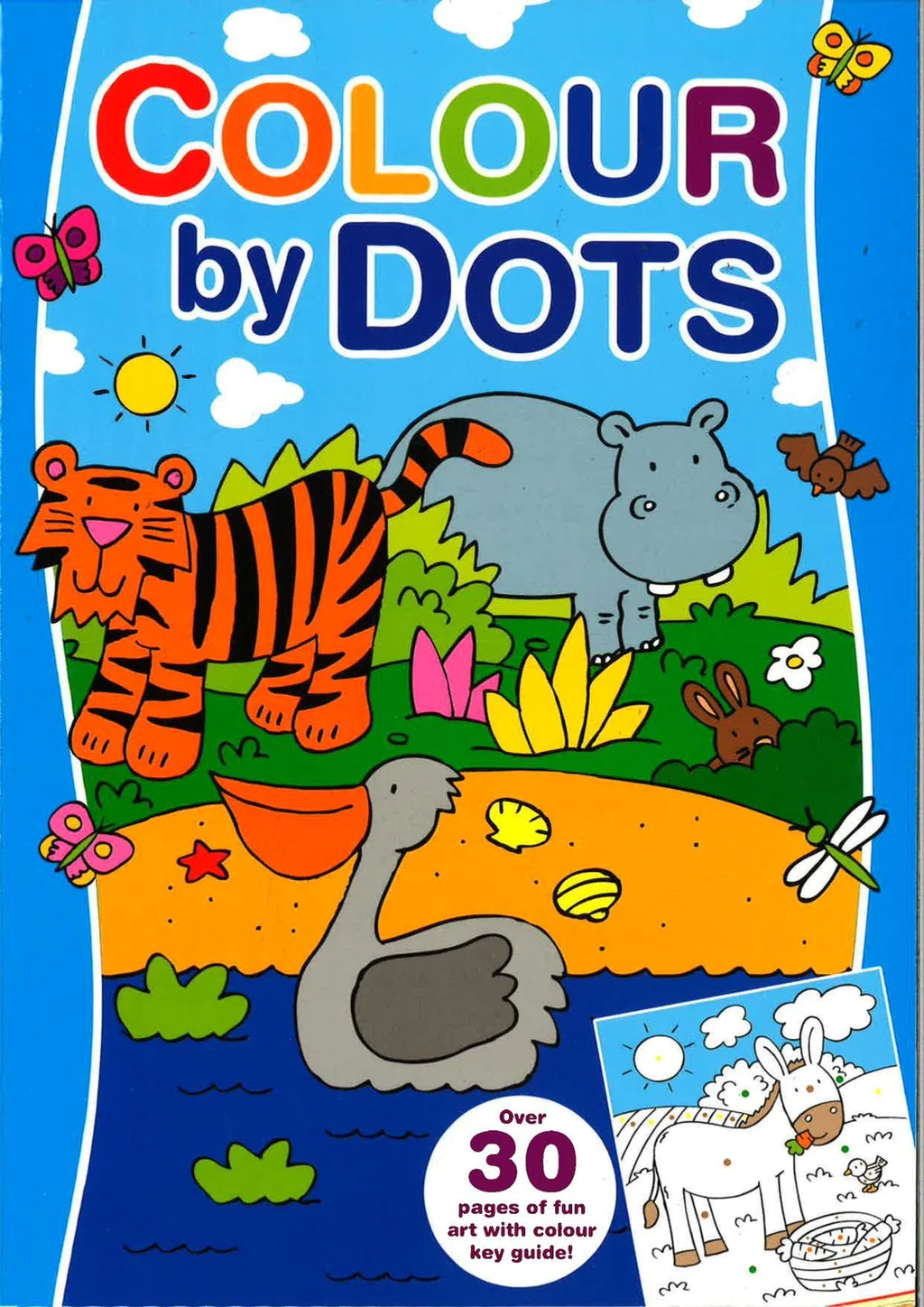 Colour by Dots (Blue)