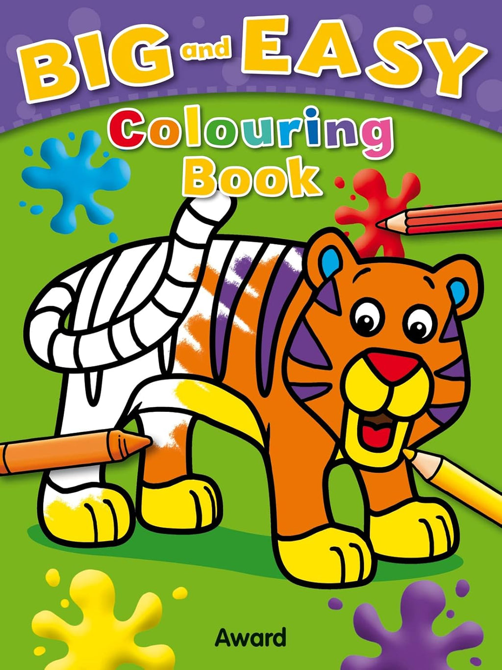 Big & Easy Colouring Book - Tiger