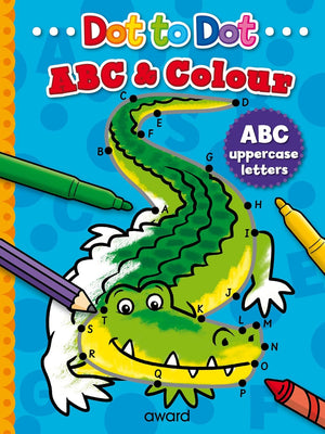 Dot to Dot ABC and Colour: Uppercase Letters