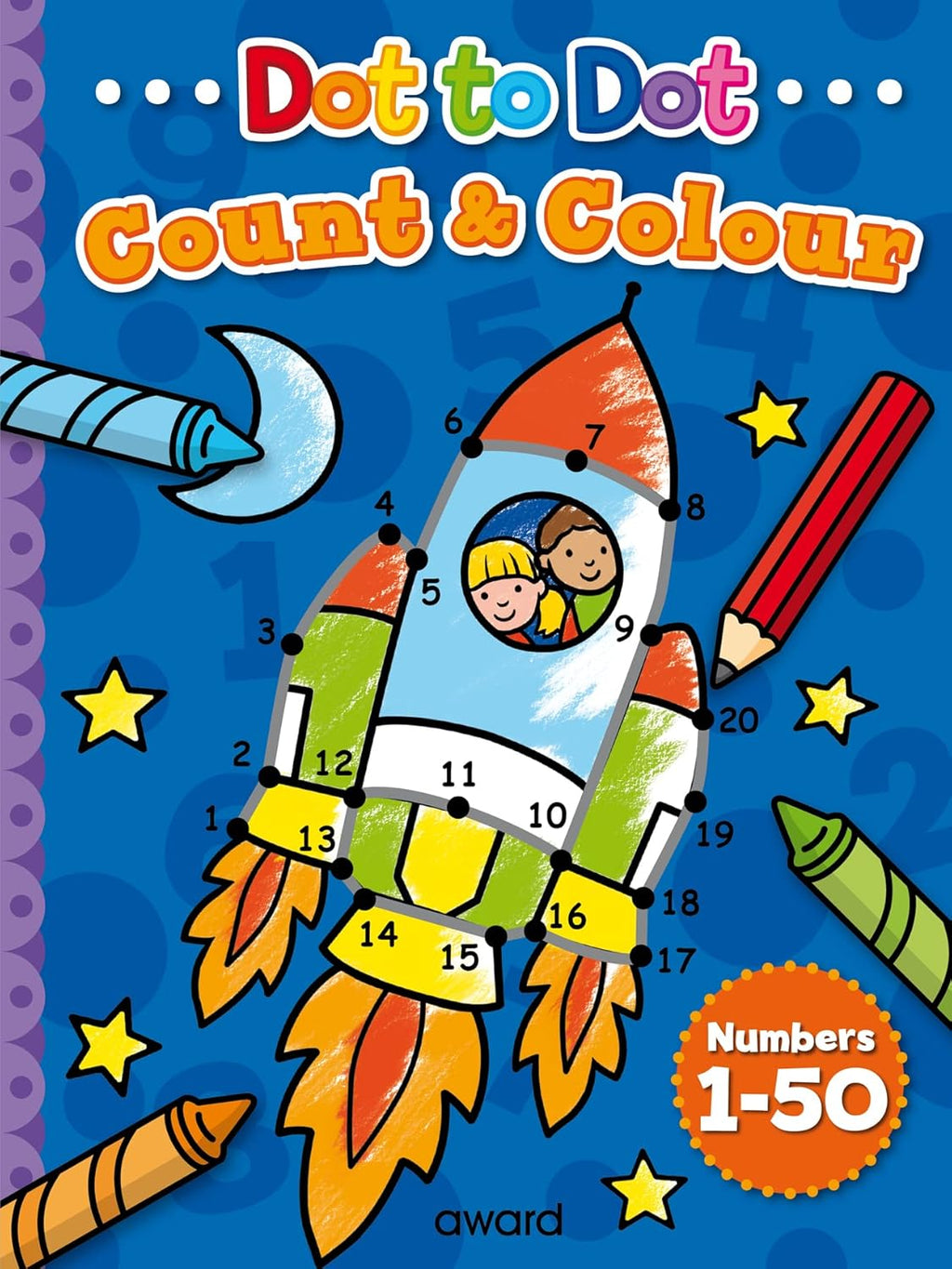Dot to Dot Count and Colouring Book - Count to 50