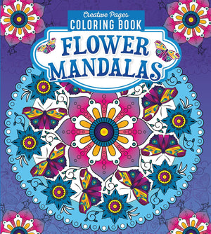 FLOWER MANDALAS CREATIVE PAGES COLORING BOOK