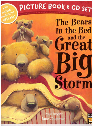 Book & CD: Bears in the Bed and the Great big storm (Picture Flat)