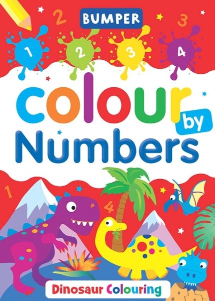 Bumper Colour By Numbers: Dinosaur
