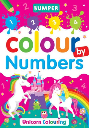 Bumper Colour By Numbers: Unicorn