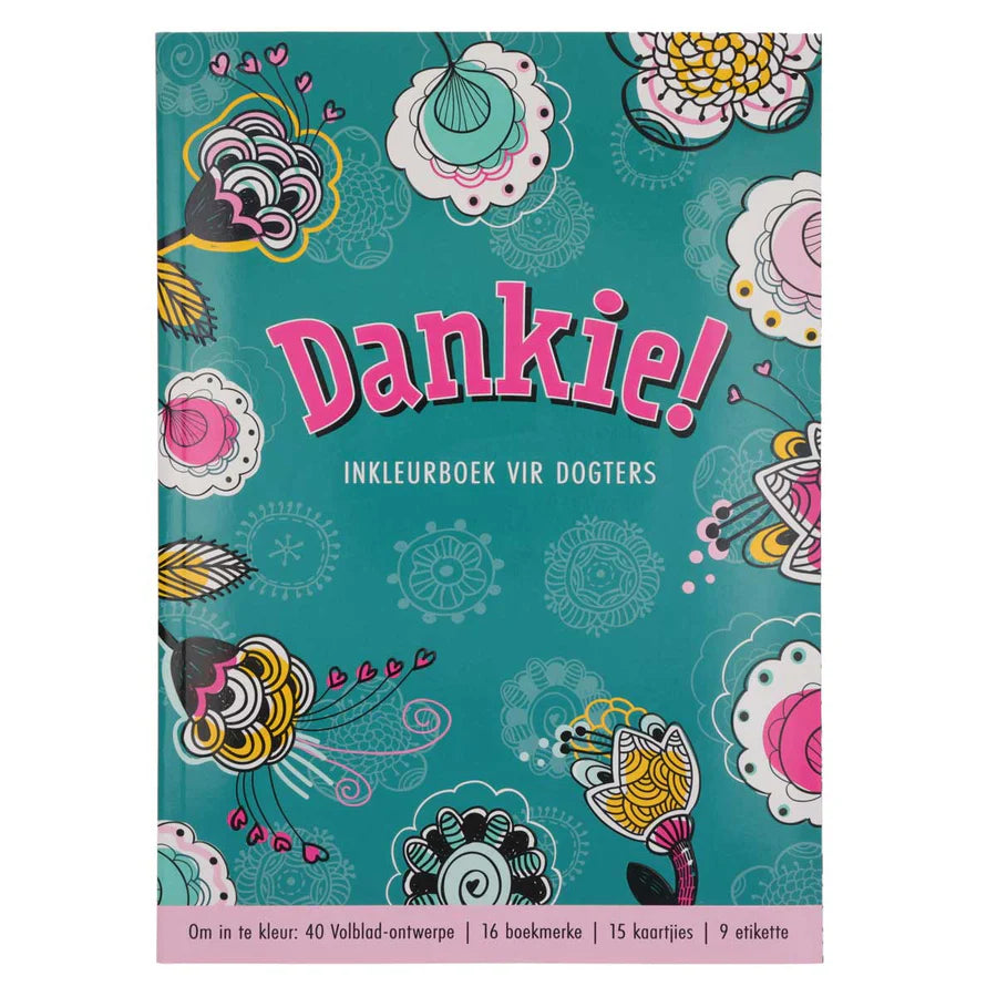 Dankie! Inkleurboek vir Dogters