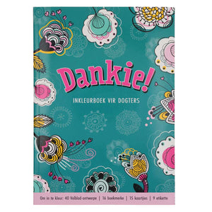 Dankie! Inkleurboek vir Dogters