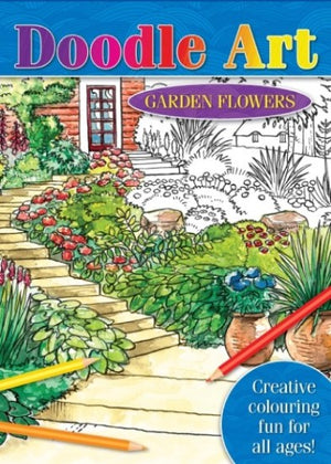 DOODLE ART: GARDEN FLOWERS