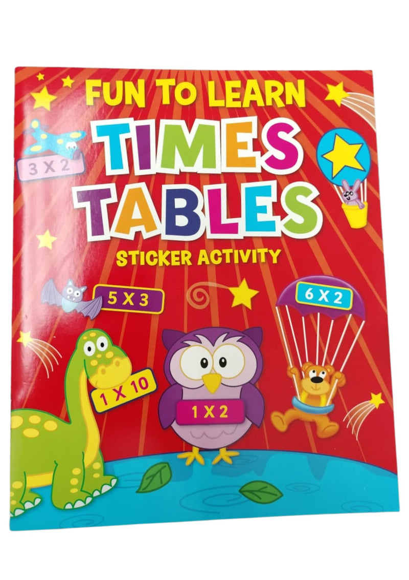 Fun To Learn Sticker Activity: Times Table – DiskontoBooks
