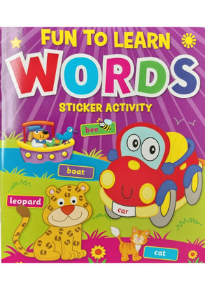 Fun To Learn Sticker Activity: Words