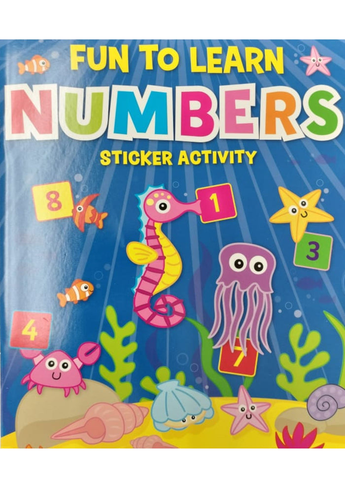 Fun To Learn Sticker Activity Book: Numbers