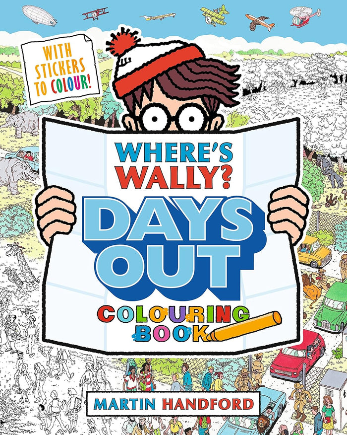 Where's Wally? Days Out: Colouring Book