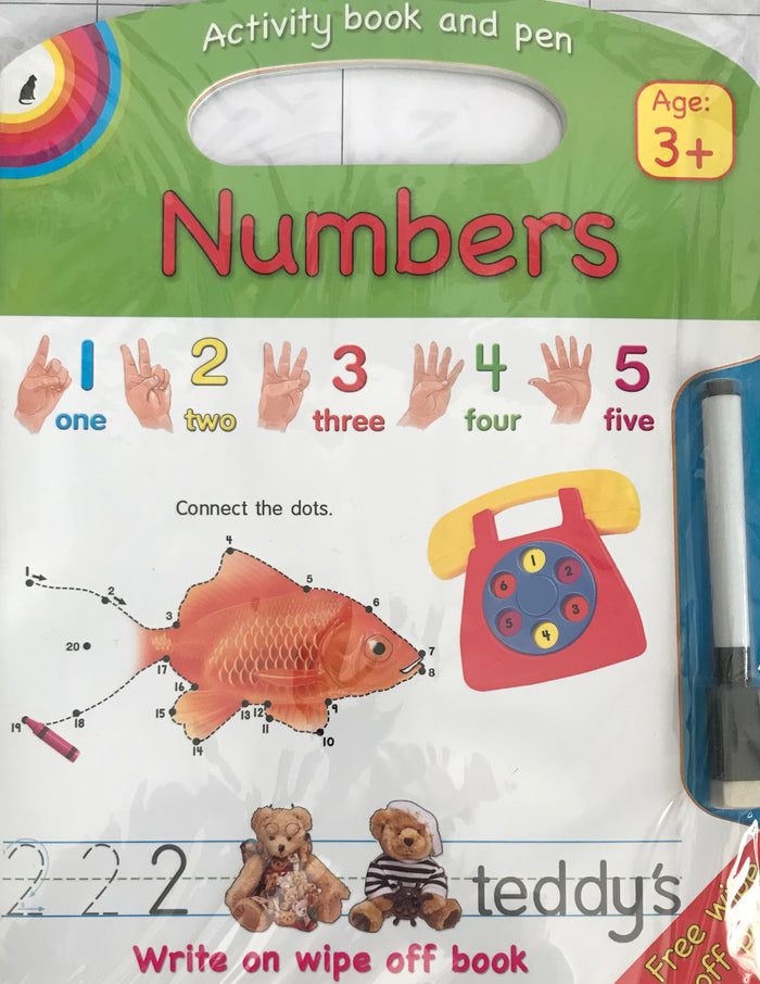 COMBO: Activity Book & Pen: Phonics, Numbers & Nursery Rhymes