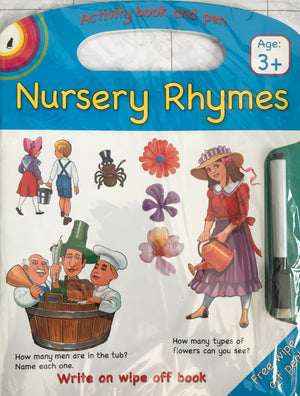 COMBO: Activity Book & Pen: Phonics, Numbers & Nursery Rhymes