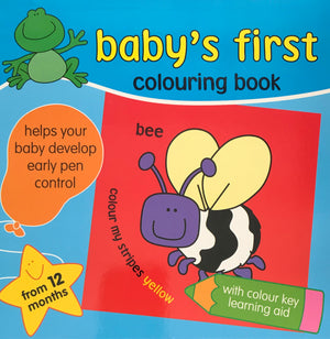 COMBO: Baby's First Colour-in-the-Line Colouring Book