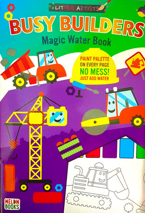 Little Artists: Busy builders (Magic Water Book)