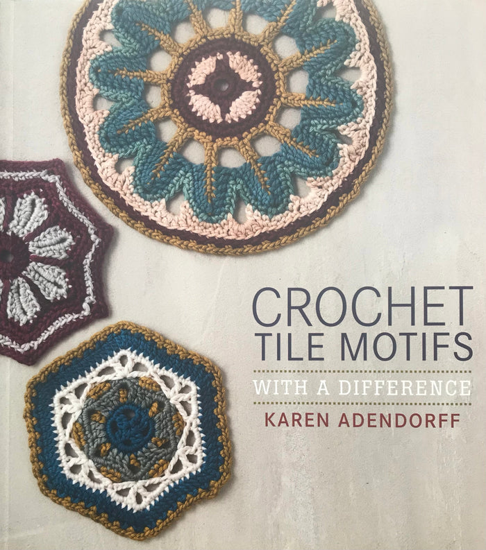 Crochet tile motifs with a difference