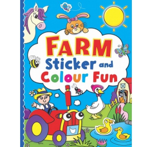 Farm Sticker and Colour Fun - Book 1
