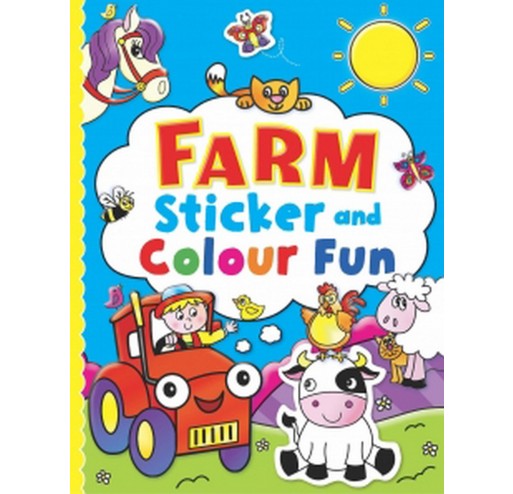 Farm Sticker and Colour Fun - Book 3