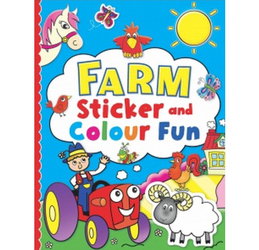 Farm Sticker and Colour Fun - Book 4