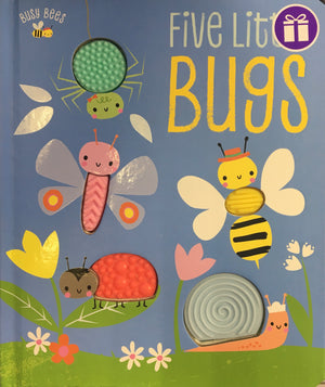 Touch and feel: Five Little Bugs