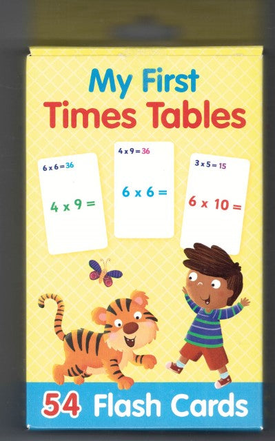 Flash Cards: My First Times Tables