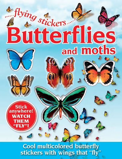 Flying stickers - Butterflies and moths