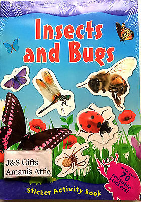 Insects And Bugs (Sticker Activity Book With Over 70 Reusable Stickers)