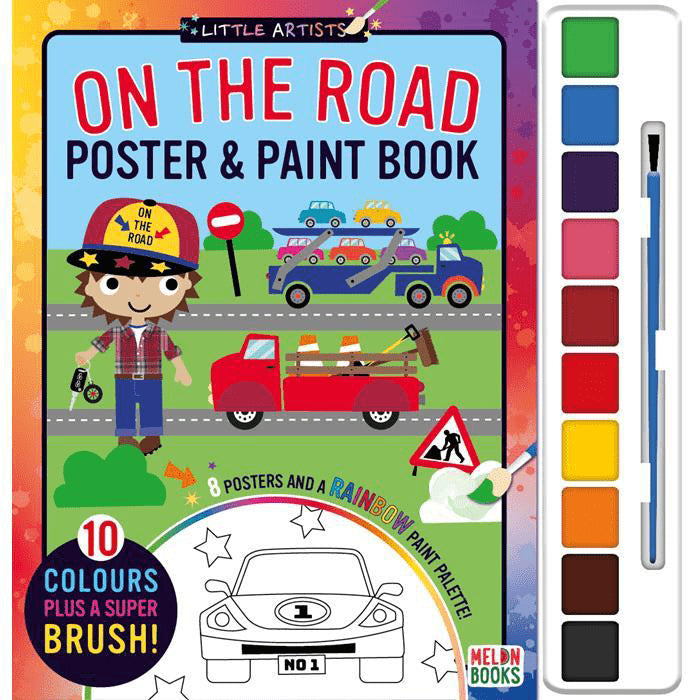 Little Artists: On the Road (Poster & Paint)