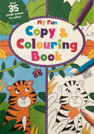 My Fun Copy & Colouring Book