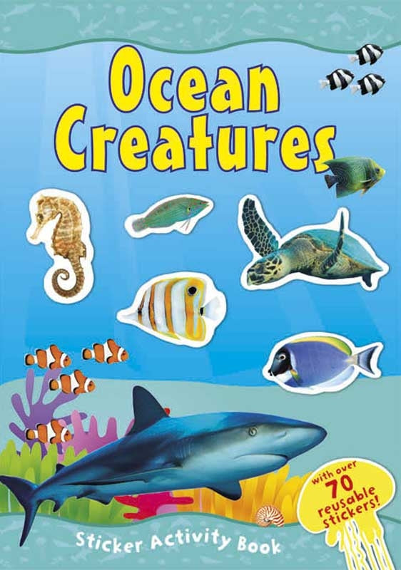 Ocean Creature Sticker & Activity book