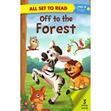 All set to Read: Level Pre-K: Off to the Forest (3 Letter Words)