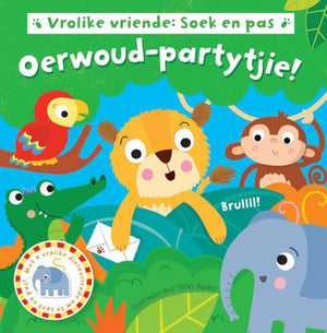 Vrolike Vriende: Soek en Pas Oerwoud-Partytjie